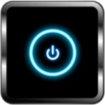 led flashlight button android application logo